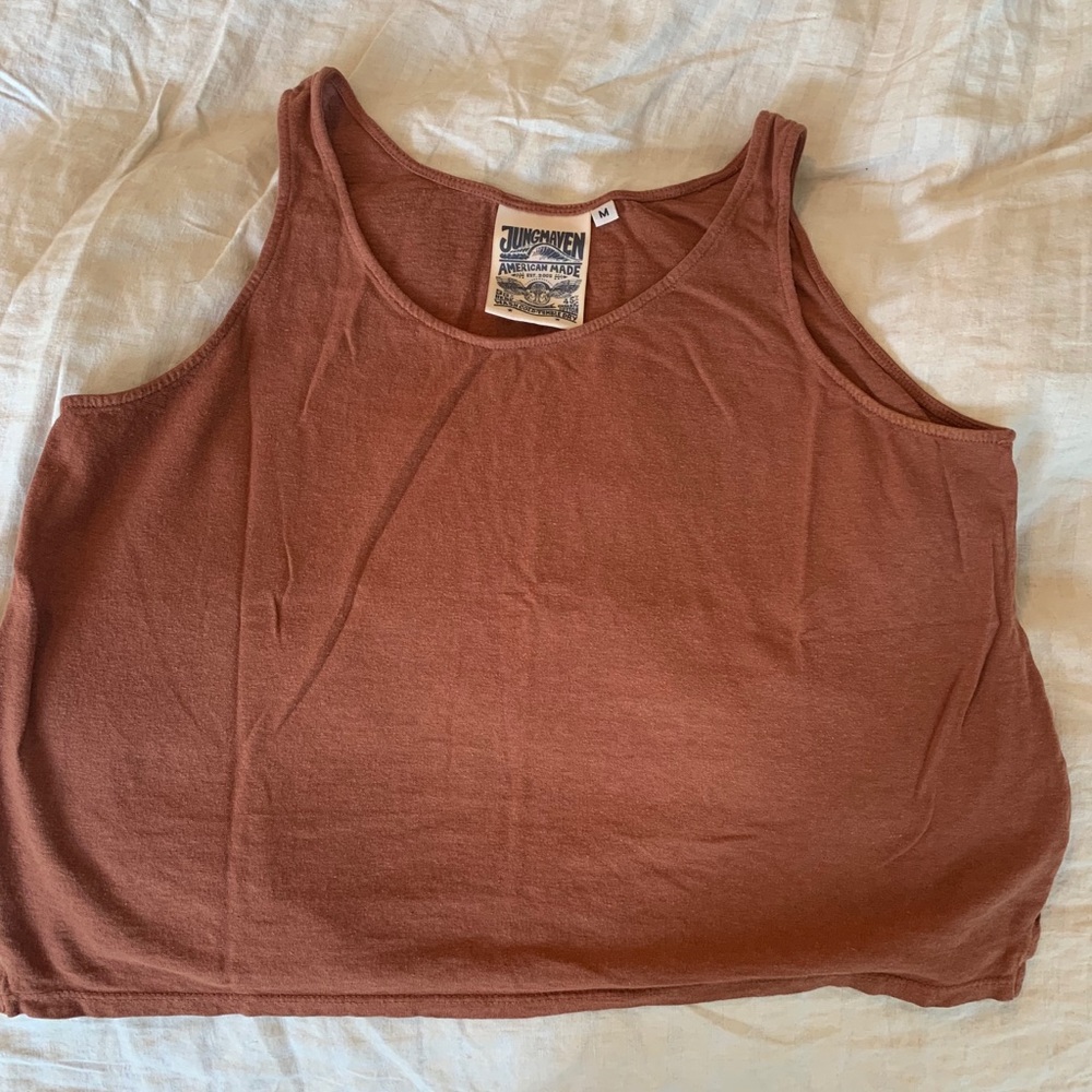 Jungmaven Crop Tank Terracotta